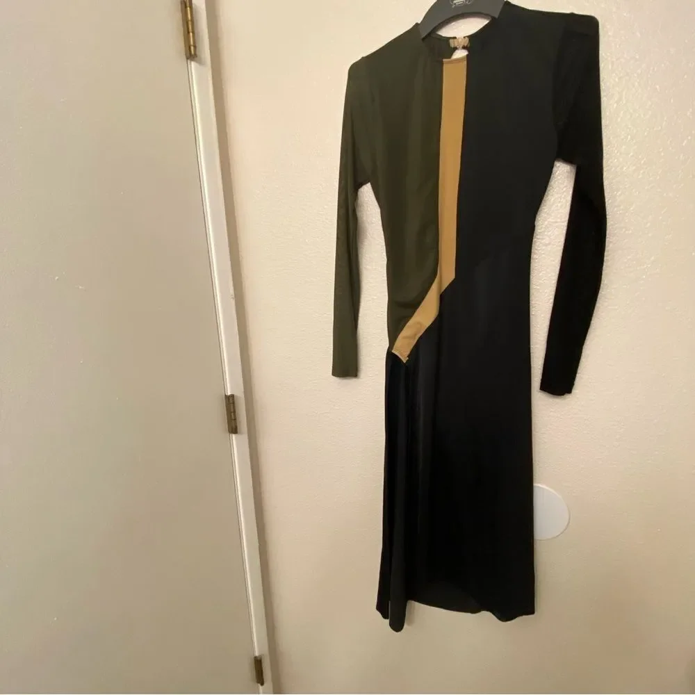 Revolution Tenth House dance costume ORBIT | BLACK/OLIVE GREEN TH23138 MA adult